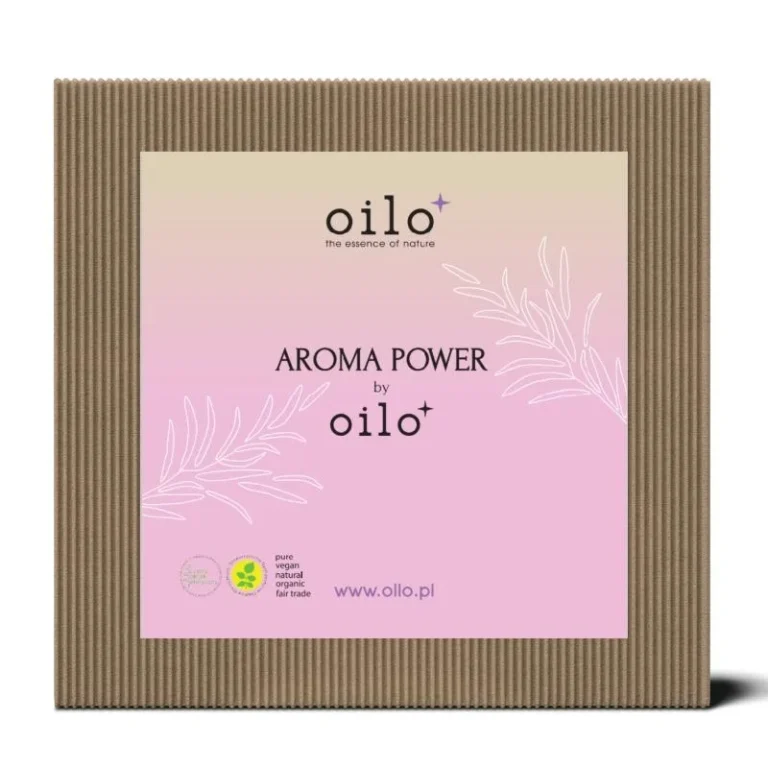 Zestaw Aroma Power by Oilo – zamknięte kartonowe pudełko