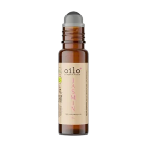 Roll-on Jaśminowy Oilo 10 ml – zdjęcie produktu na czarnym tle
