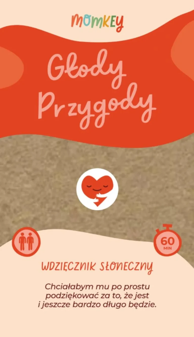Karta Momkey „Głody Przygód” – zbliżenie na ilustrację i czas 60 minut