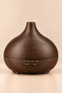Dyfuzor ultradźwiękowy do aromaterapii AROMA SPA mockup bez dymu, brązowy