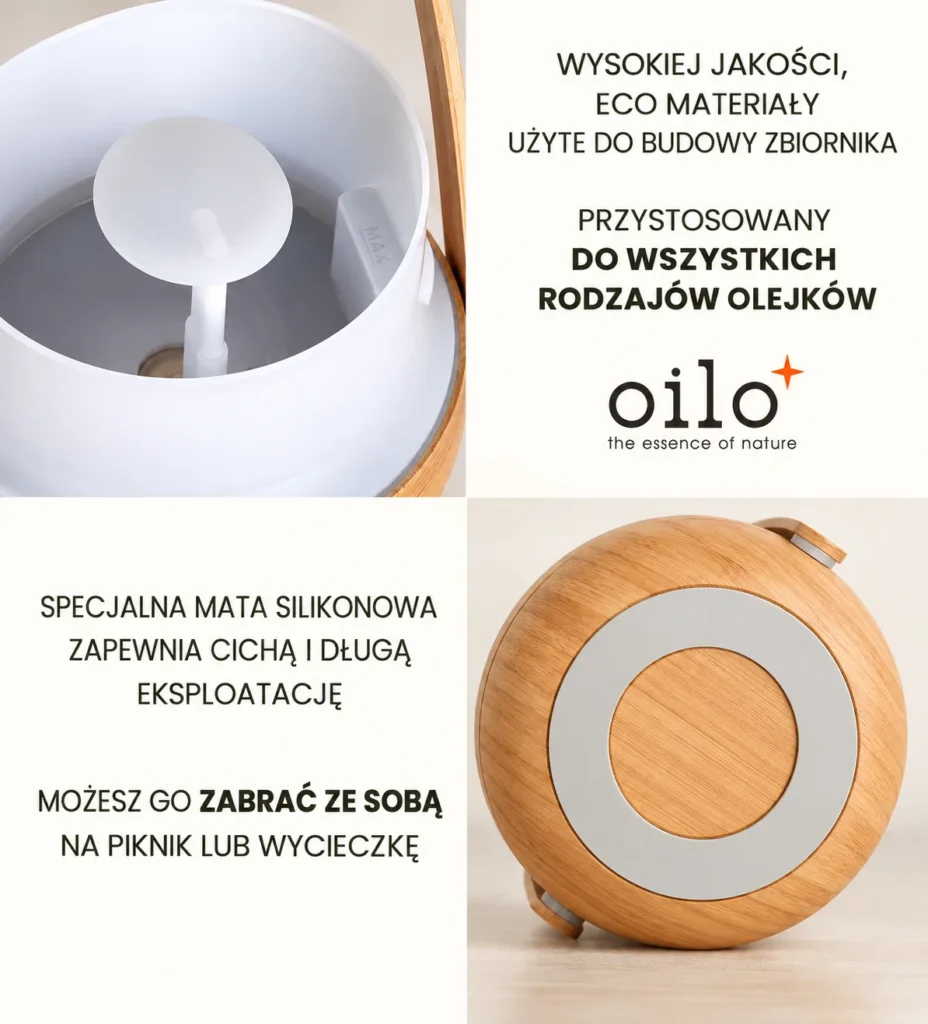 AROMA SWEET - przenośny dyfuzor ultradźwiękowy - instrukcja ciag dalszy