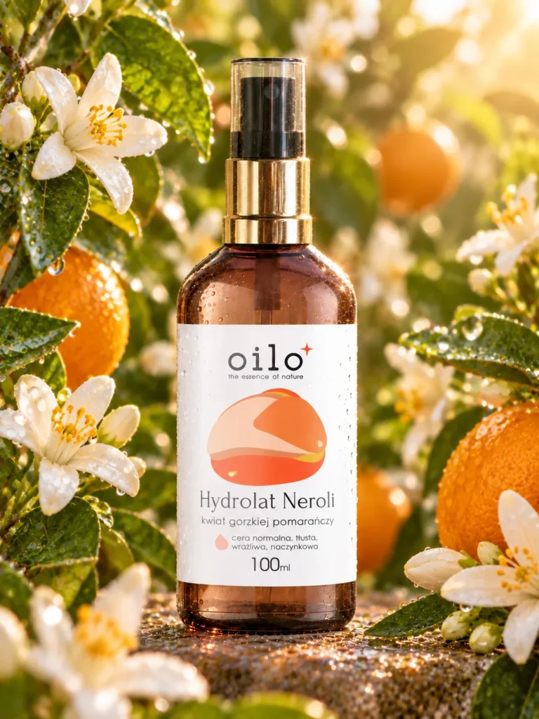Hydrolat neroli 100 ml wśród kwiatów i owoców pomarańczy