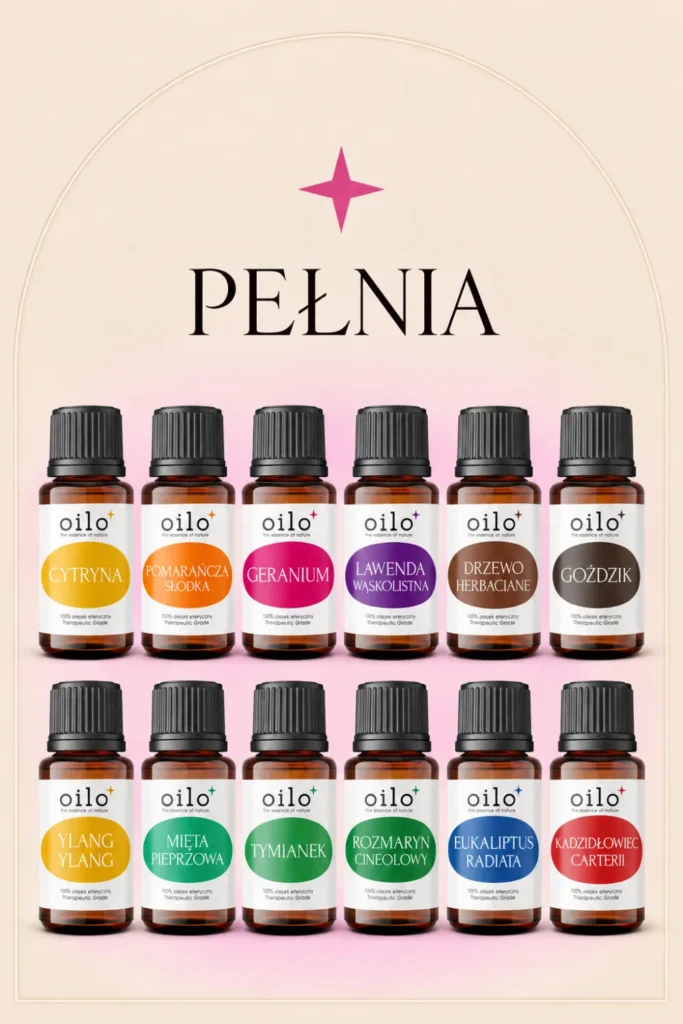 PEŁNIA - Zestaw 12 olejków eterycznych
