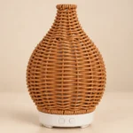 AROMA FOLK - rattanowy dyfuzor ultradźwiękowy - mockup brąz