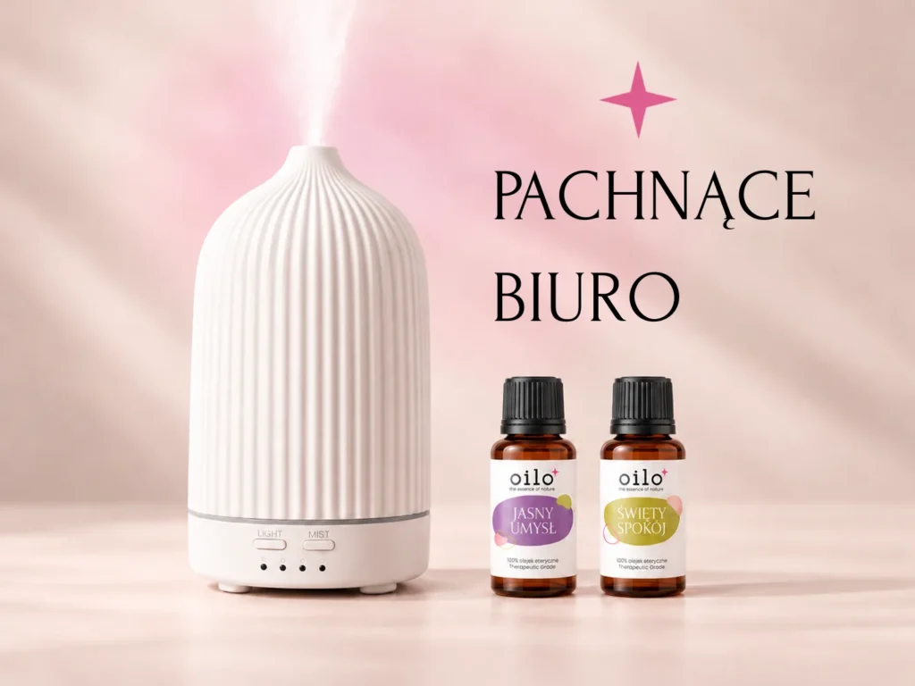 Pachnące Biuro – dyfuzor Aroma Ceramic i dwa olejki, grafika okładkowa