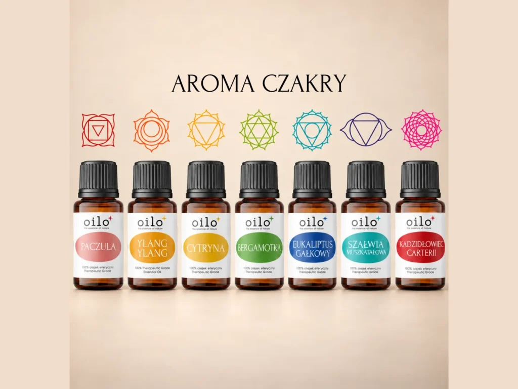 AROMA CZAKRY - Zestaw olejków eterycznych do medytacji