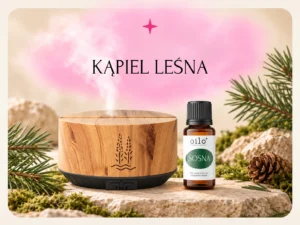 Zestaw Leśna Kąpiel – dyfuzor Aroma Forest i olejek sosnowy, grafika na łuku
