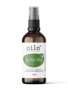 Olej konopny zimnotłoczony Oilo Bio 100 ml — butelka z pompką