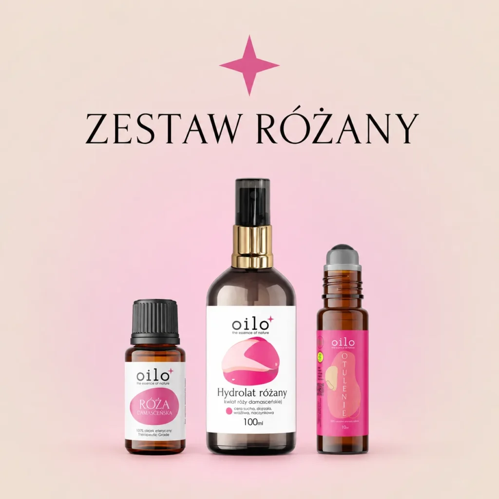 RÓŻANY - Zestaw z różą damasceńską